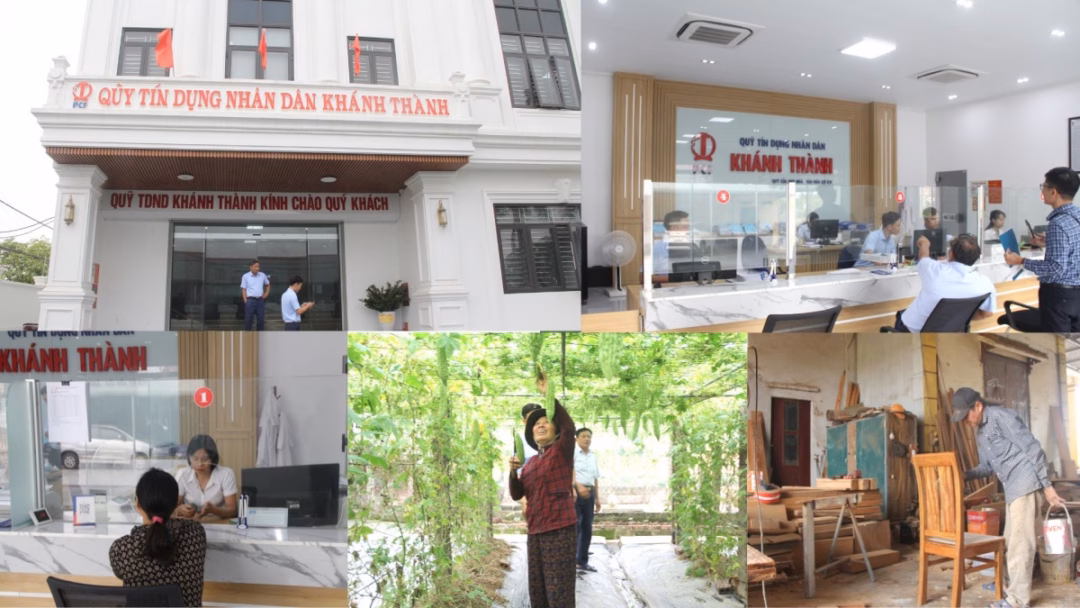Sự sôi động trong hoạt động giao dịch tại QTDND Khánh Thành cho thấy niềm tin lớn của người dân vào mô hình tài chính hợp tác.