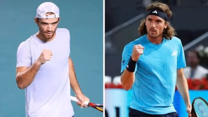 Tsitsipas đang nỗ lực tìm lại bản năng sát thủ trên mặt sân đất nện tại Rome.
